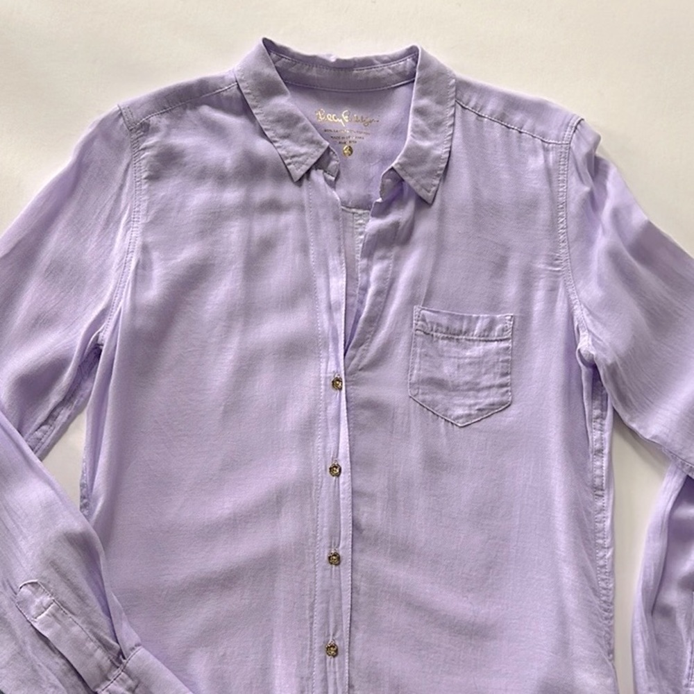 Lilly Pulitzer Button Down Blouse - Picture 2 of 4